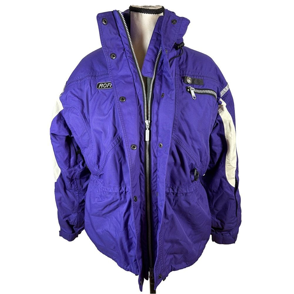 Roffe Waterproof Breathable Ski Jacket | Purple Snowboarding Winter Coat
